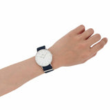 Daniel Wellington Classic Bayswater White Dial Blue NATO Strap Watch For Men - DW00100276 Buy Now By Daniel Wellington