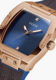 Guess Phoenix Blue Dial Brown Leather Strap Watch for Men - GW0386G2 Buy Now By Guess