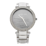 Michael Kors Parker Mother of Pearl Silver Steel Strap Watch for Women - MK6424 Buy Now By Michael Kors