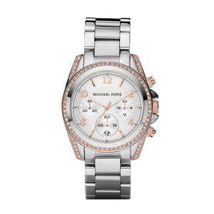 Michael Kors Blair Chronograph Silver Dial Silver Steel Strap Watch for Women - MK5459 Buy Now By Michael Kors