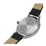 Armani Exchange Cayde Chronograph Black Dial Black Leather Strap Watch for Men - AX2745 Buy Now By Armani Exchange