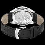 Movado Museum Silver Dial Black Leather Strap Watch For Women - 2100003 Buy Now By Movado