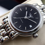 Longines Presence 25.5mm Automatic Black Dial Silver Steel Strap Watch for Women - L4.321.4.52.6 Buy Now By Longines