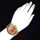 Gucci G Timeless Butterfly Brown Dial Brown Leather Strap Watch For Women - YA1264063 Buy Now By Gucci