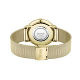 Hugo Boss Horizon Quartz Black Dial Gold Mesh Bracelet Watch For Men - HB1513735 Buy Now By Hugo Boss