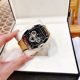 Guess Phoenix Multifunction Black Dial Brown Leather Strap Watch for Men - GW0202G3 Buy Now By Guess