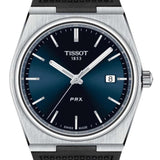 Tissot PRX Blue Dial Black Rubber Strap Watch For Men - T137.410.17.041.00 Buy Now By Tissot