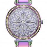 Guess Lily Analog Purple Dial Purple Steel Strap Watch For Women - GW0528L4 Buy Now By Guess