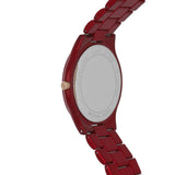 Michael Kors Slim Runway Red Dial Red Steel Strap Watch For Women - MK3895 Buy Now By Michael Kors