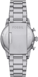 Fossil Sport Tourer Chronograph Black Dial Silver Steel Strap Watch for Men - FS6045 Buy Now By Fossil