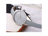 Calvin Klein Rebel Grey Dial Grey Leather Strap Watch for Women - K8P231Q4 Buy Now By Calvin Klein