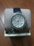 Michael Kors Parker White Dial Navy Blue Leather Strap Watch for Women - MK2293 Buy Now By Michael Kors