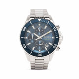 Hugo Boss Ocean Edition Chronograph Blue Dial Silver Steel Strap Watch for Men - 1513704 Buy Now By Hugo Boss