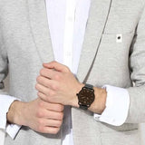 Fossil The Commuter Brown Dial Black Steel Strap Watch for Men - FS5277 Buy Now By Fossil