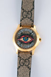 Gucci G Timeless Eye Beige Dial Beige Leather Strap Watch For Men - YA1264022 Buy Now By Gucci