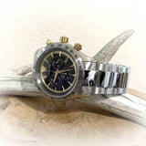 Versace Classic Chronograph Quartz Black Dial Silver Steel Strap Watch For Men - VEV700419 Buy Now By Versace