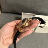 Michael Kors Dylan Chronograph Black Dial Black Rubber Strap Watch For Women - MK8557 Buy Now By Michael Kors