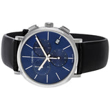 Calvin Klein Chronograph Blue Dial Black Leather Strap Watch for Men - K8Q371CN Buy Now By Calvin Klein