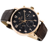 Tommy Hilfiger Daniel Black Dial Brown Leather Strap Watch for Men - 1710379 Buy Now By Tommy Hilfiger