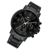 Tommy Hilfiger Daniel Black Dial Black Steel Strap Watch for Men - 1710383 Buy Now By Tommy Hilfiger