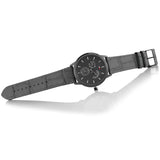 Tommy Hilfiger Brad Chronograph Quartz Grey Dial Grey Leather Strap Watch For Men - 1710388 Buy Now By Tommy Hilfiger