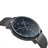 Tommy Hilfiger Brad Quartz Blue Dial Black Mesh Bracelet Watch For Men - 1710392 Buy Now By Tommy Hilfiger