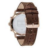 Tommy Hilfiger Evan White Dial Brown Leather Strap Watch for Men - 1710394 Buy Now By Tommy Hilfiger