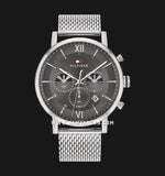 Tommy Hilfiger Evan Grey Dial Silver Mesh Bracelet Watch for Men - 1710396 Buy Now By Tommy Hilfiger