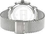 Tommy Hilfiger Evan Grey Dial Silver Mesh Bracelet Watch for Men - 1710396 Buy Now By Tommy Hilfiger