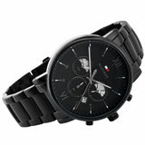Tommy Hilfiger Evan Chronograph Quartz Black Dial Black Steel Strap Watch For Men - 1710410 Buy Now By Tommy Hilfiger