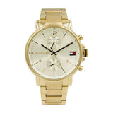 Tommy Hilfiger Daniel White Dial Gold Steel Strap Watch for Men - 1710415 Buy Now By Tommy Hilfiger