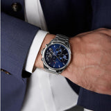 Tommy Hilfiger Luca Chronograph Blue Dial Silver Steel Strap Watch For Men - 1710492 Buy Now By Tommy Hilfiger