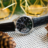 Tommy Hilfiger Baker Chronograph Black Dial Black Leather Strap Watch For Men - 1710449 Buy Now By Tommy Hilfiger
