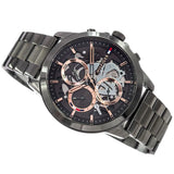 Tommy Hilfiger Henry Chronograph Grey Dial Grey Steel Strap Watch For Men - 1710479 Buy Now By Tommy Hilfiger