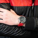 Tommy Hilfiger Luca Chronograph Grey Dial Red Silicone Strap Watch For Men - 1710490 Buy Now By Tommy Hilfiger