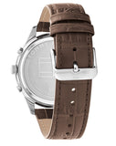 Tommy Hilfiger Weston Chronograph Silver Dial Brown Leather Strap Watch For Men - 1710501 Buy Now By Tommy Hilfiger