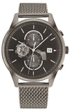 Tommy Hilfiger Weston Chronograph Grey Dial Grey Mesh Bracelet Watch For Men - 1710506 Buy Now By Tommy Hilfiger