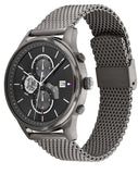 Tommy Hilfiger Weston Chronograph Grey Dial Grey Mesh Bracelet Watch For Men - 1710506 Buy Now By Tommy Hilfiger