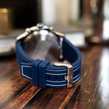 Tommy Hilfiger Wynwood Chronograph Blue Dial Blue Silicon Strap Watch For Men - 1710582 Buy Now By Tommy Hilfiger