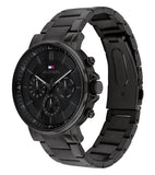 Tommy Hilfiger Tyson Chronograph Black Dial Black Steel Strap Watch For Men - 1710590 Buy Now By Tommy Hilfiger