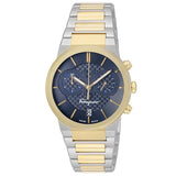 Salvatore Ferragamo Sapphire Chrono Blue Dial Two Tone Steel Strap Watch for Men - SFME00521 Buy Now By Salvatore Ferragamo