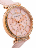 Swarovski Passage Chrono Pink Dial Pink Leather Strap Watch for Women - 5580352 Buy Now By Swarovski