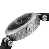 Gucci Diamantissima Quartz Diamonds Black Dial Black Leather Strap Watch for Women - YA141506 Buy Now By Gucci