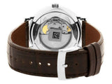 Tissot T-Classic Powermatic 80 Silver Dial Brown Leather Strap Watch For Men - T122.407.16.031.00 Buy Now By Tissot