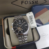 Fossil Townsman Black Dial Silver Steel Strap Watch for Men - ME3107 Buy Now By Fossil