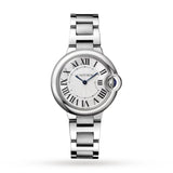 Cartier Ballen Bleu De Cartier Silver Dial Silver Steel Strap Watch for Women - W6920084 Buy Now By Cartier
