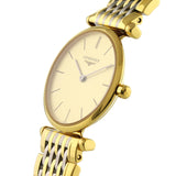 Longines La Grande Classique Quartz Gold Dial Two Tone Mesh Bracelet Watch for Women - L4.209.2.32.7 Buy Now By Longines