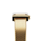 Gucci G Frame Quartz Diamonds White Red Blue Dial Gold Mesh Bracelet Watch For Women - YA147511 Buy Now By Gucci