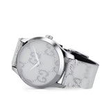 Gucci G Timeless Quartz Grey Dial Grey Leather Strap Watch For Men - YA1264058 Buy Now By Gucci