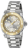 Gucci Dive Automatic 18K Gold Silver Dial Silver Steel Strap Watch for Men - YA136357 Buy Now By Gucci